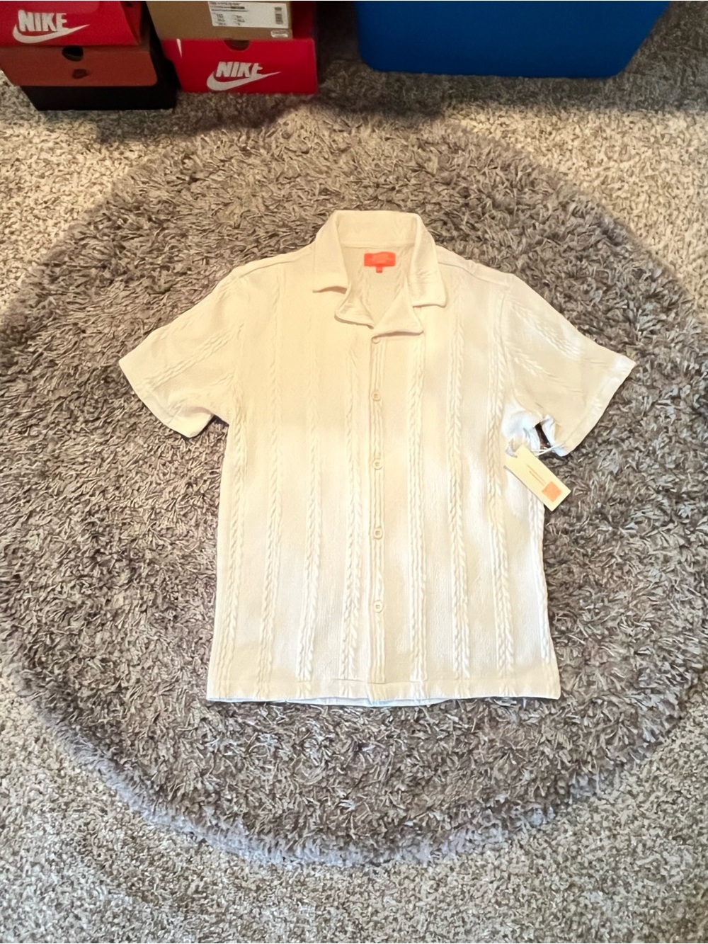 Negative Space Sweater Polo/Shorts